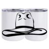 10 oz. White Stainless Steel Short Tumbler Thumbnail