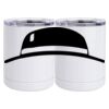 10 oz. White Stainless Steel Short Tumbler Thumbnail