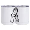 10 oz. White Stainless Steel Short Tumbler Thumbnail