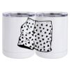 10 oz. White Stainless Steel Short Tumbler Thumbnail