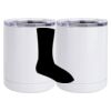 10 oz. White Stainless Steel Short Tumbler Thumbnail