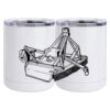 10 oz. White Stainless Steel Short Tumbler Thumbnail