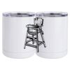 10 oz. White Stainless Steel Short Tumbler Thumbnail