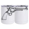 10 oz. White Stainless Steel Short Tumbler Thumbnail
