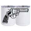 10 oz. White Stainless Steel Short Tumbler Thumbnail