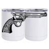 10 oz. White Stainless Steel Short Tumbler Thumbnail