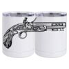 10 oz. White Stainless Steel Short Tumbler Thumbnail