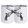 10 oz. White Stainless Steel Short Tumbler Thumbnail