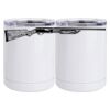 10 oz. White Stainless Steel Short Tumbler Thumbnail