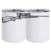 10 oz. White Stainless Steel Short Tumbler Thumbnail