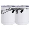 10 oz. White Stainless Steel Short Tumbler Thumbnail