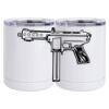 10 oz. White Stainless Steel Short Tumbler Thumbnail