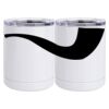 10 oz. White Stainless Steel Short Tumbler Thumbnail
