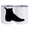 10 oz. White Stainless Steel Short Tumbler Thumbnail