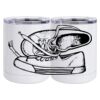10 oz. White Stainless Steel Short Tumbler Thumbnail