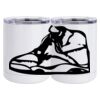 10 oz. White Stainless Steel Short Tumbler Thumbnail