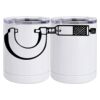 10 oz. White Stainless Steel Short Tumbler Thumbnail