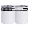 10 oz. White Stainless Steel Short Tumbler Thumbnail