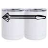 10 oz. White Stainless Steel Short Tumbler Thumbnail