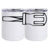 10 oz. White Stainless Steel Short Tumbler Thumbnail