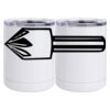 10 oz. White Stainless Steel Short Tumbler Thumbnail