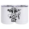 10 oz. White Stainless Steel Short Tumbler Thumbnail