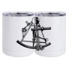10 oz. White Stainless Steel Short Tumbler Thumbnail