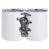 10 oz. White Stainless Steel Short Tumbler Thumbnail