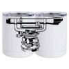 10 oz. White Stainless Steel Short Tumbler Thumbnail