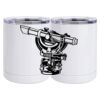 10 oz. White Stainless Steel Short Tumbler Thumbnail