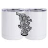 10 oz. White Stainless Steel Short Tumbler Thumbnail
