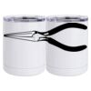 10 oz. White Stainless Steel Short Tumbler Thumbnail