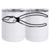 10 oz. White Stainless Steel Short Tumbler Thumbnail