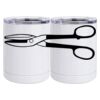 10 oz. White Stainless Steel Short Tumbler Thumbnail