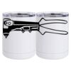10 oz. White Stainless Steel Short Tumbler Thumbnail