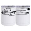 10 oz. White Stainless Steel Short Tumbler Thumbnail