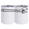 10 oz. White Stainless Steel Short Tumbler Thumbnail