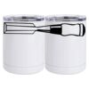 10 oz. White Stainless Steel Short Tumbler Thumbnail