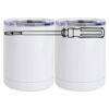 10 oz. White Stainless Steel Short Tumbler Thumbnail