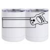 10 oz. White Stainless Steel Short Tumbler Thumbnail