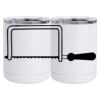 10 oz. White Stainless Steel Short Tumbler Thumbnail