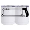 10 oz. White Stainless Steel Short Tumbler Thumbnail