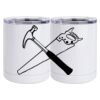 10 oz. White Stainless Steel Short Tumbler Thumbnail