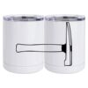 10 oz. White Stainless Steel Short Tumbler Thumbnail