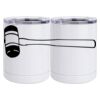 10 oz. White Stainless Steel Short Tumbler Thumbnail
