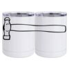 10 oz. White Stainless Steel Short Tumbler Thumbnail