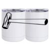 10 oz. White Stainless Steel Short Tumbler Thumbnail