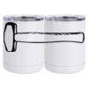10 oz. White Stainless Steel Short Tumbler Thumbnail