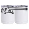 10 oz. White Stainless Steel Short Tumbler Thumbnail