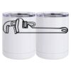 10 oz. White Stainless Steel Short Tumbler Thumbnail